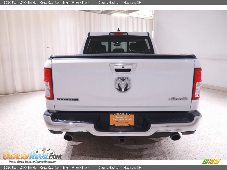 2020 Ram 1500 Big Horn Crew Cab 4x4 Bright White / Black Photo #22