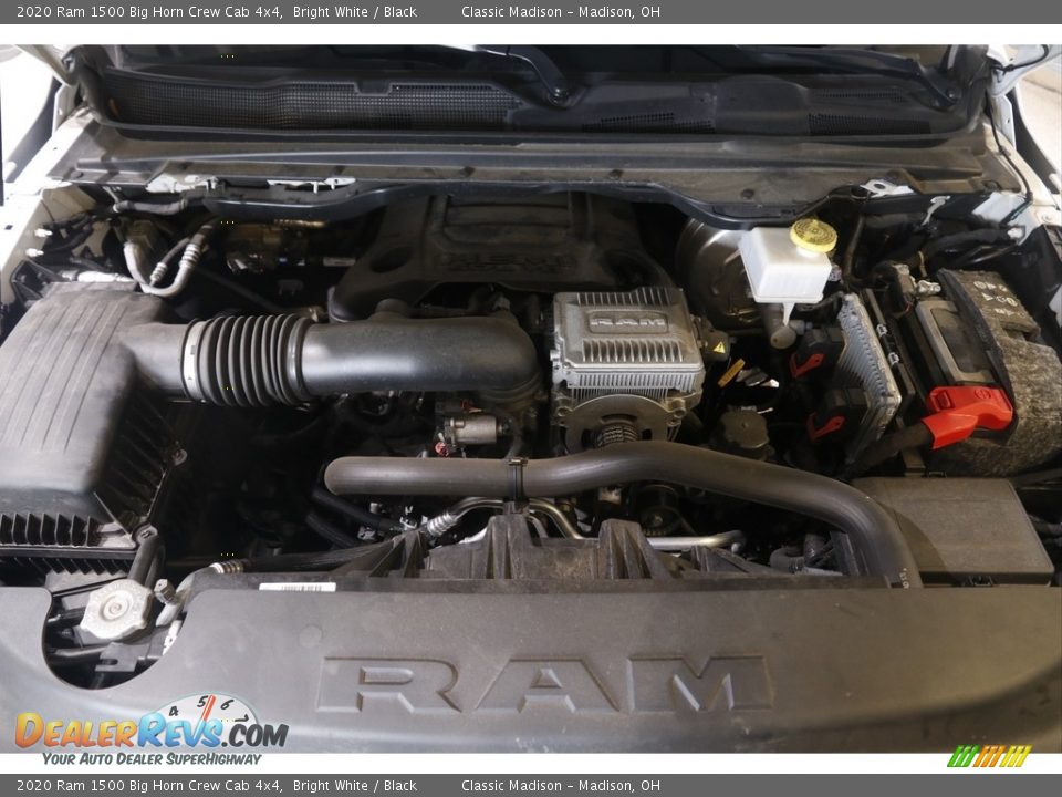 2020 Ram 1500 Big Horn Crew Cab 4x4 Bright White / Black Photo #23