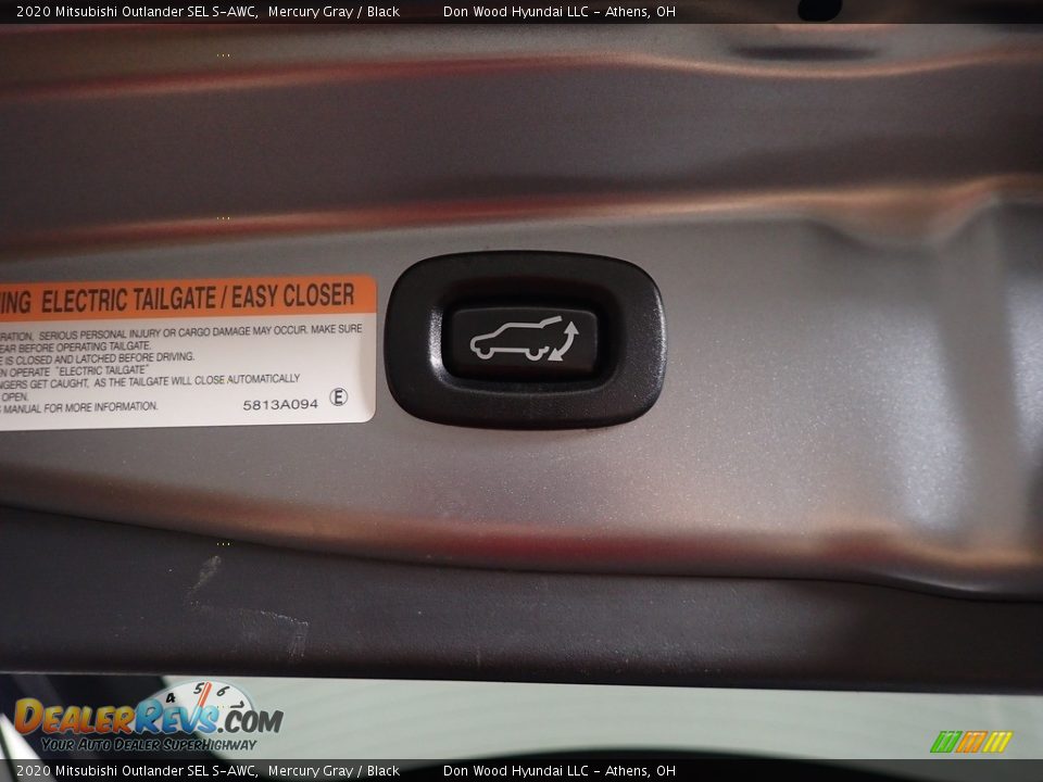 2020 Mitsubishi Outlander SEL S-AWC Mercury Gray / Black Photo #16