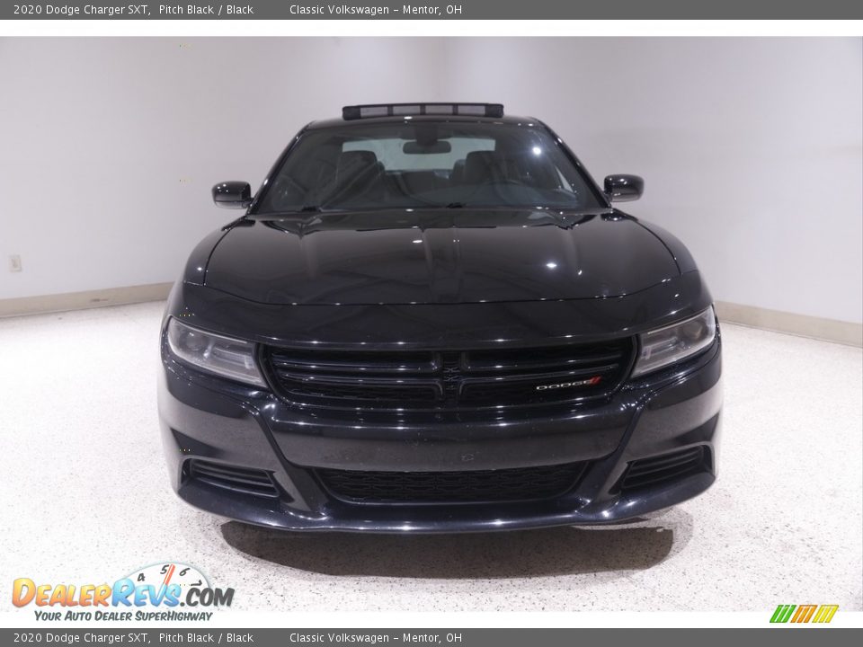 2020 Dodge Charger SXT Pitch Black / Black Photo #2