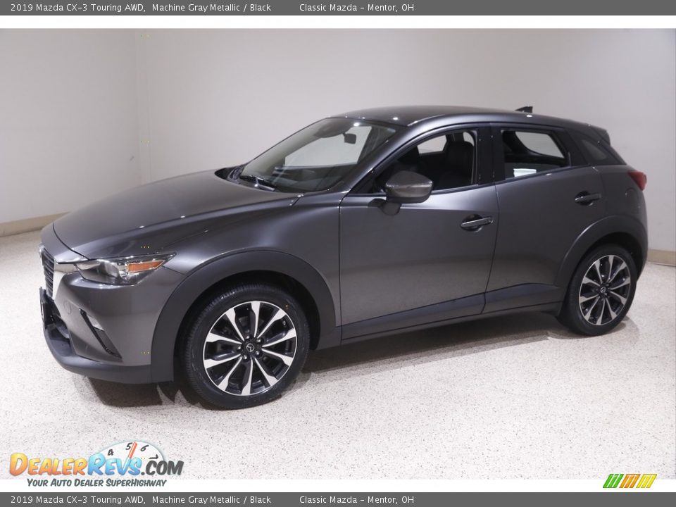 2019 Mazda CX-3 Touring AWD Machine Gray Metallic / Black Photo #3