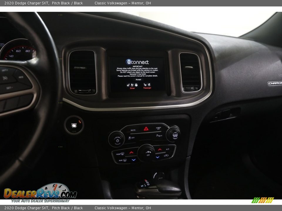 2020 Dodge Charger SXT Pitch Black / Black Photo #9