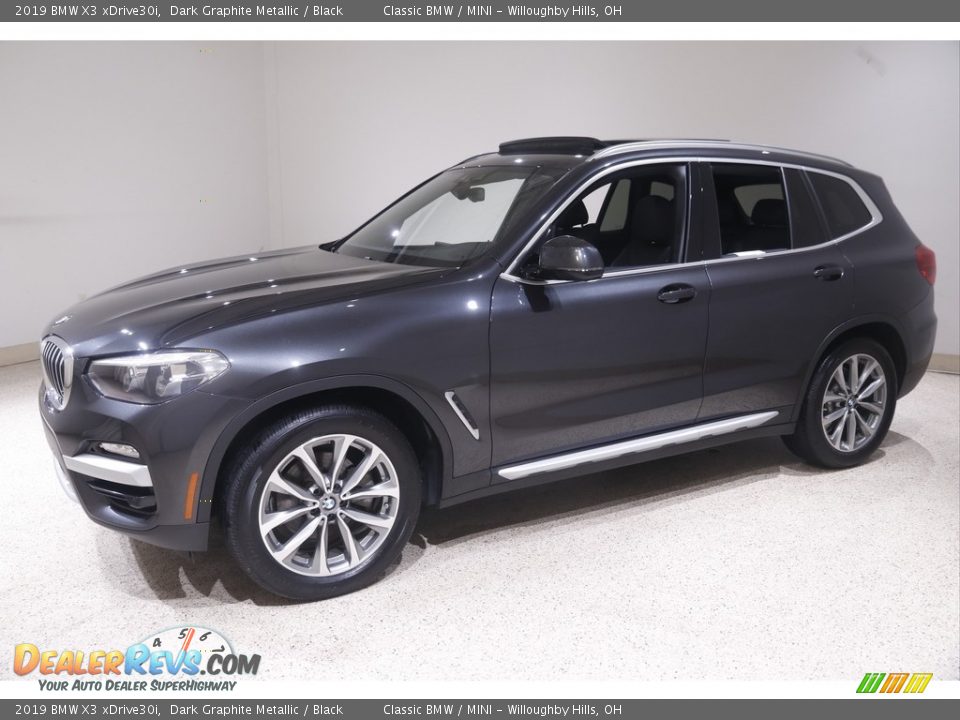 2019 BMW X3 xDrive30i Dark Graphite Metallic / Black Photo #3