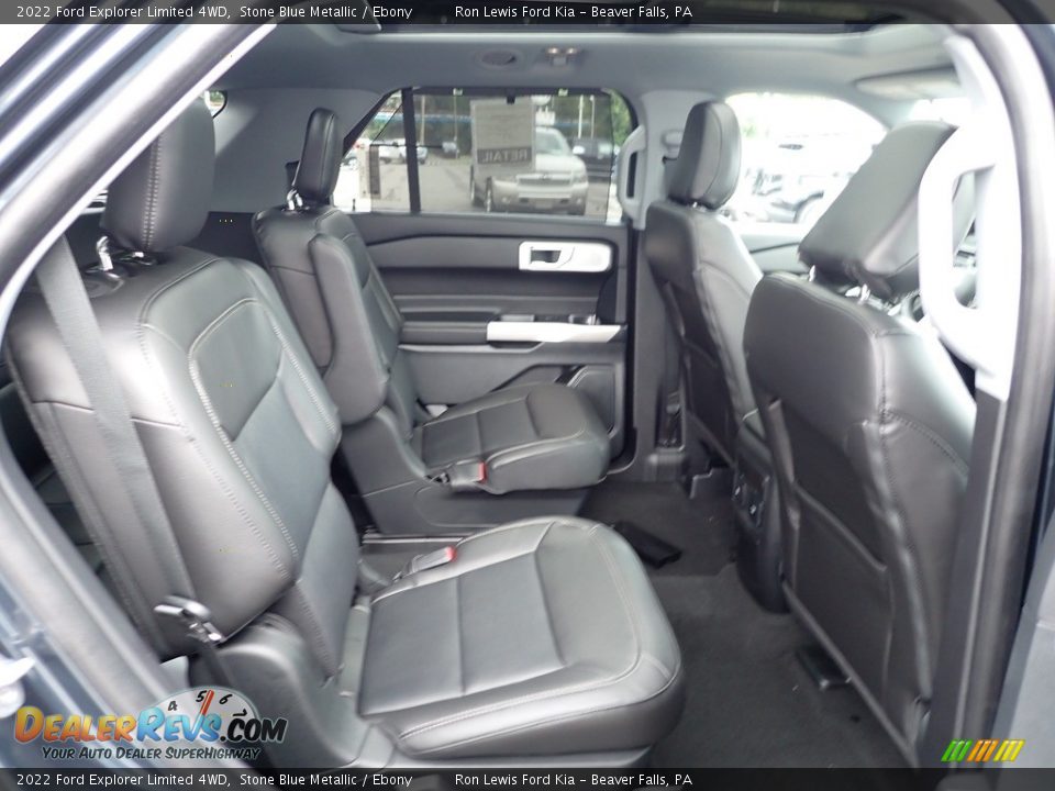 Rear Seat of 2022 Ford Explorer Limited 4WD Photo #10