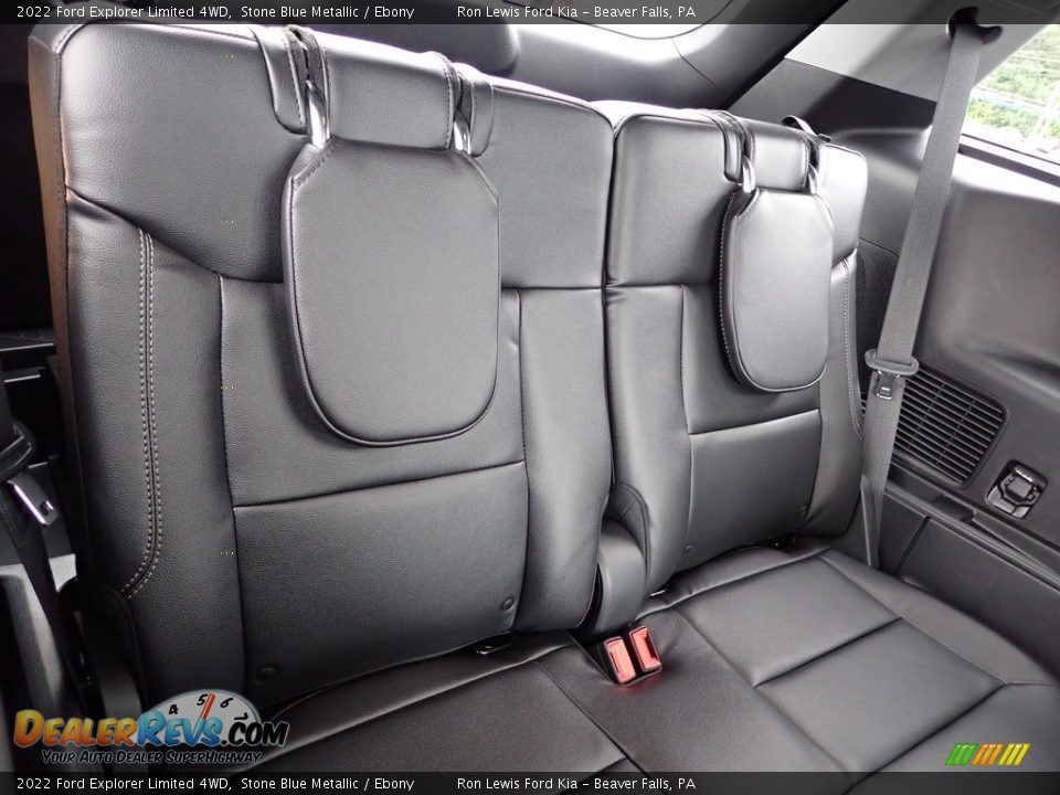 Rear Seat of 2022 Ford Explorer Limited 4WD Photo #11