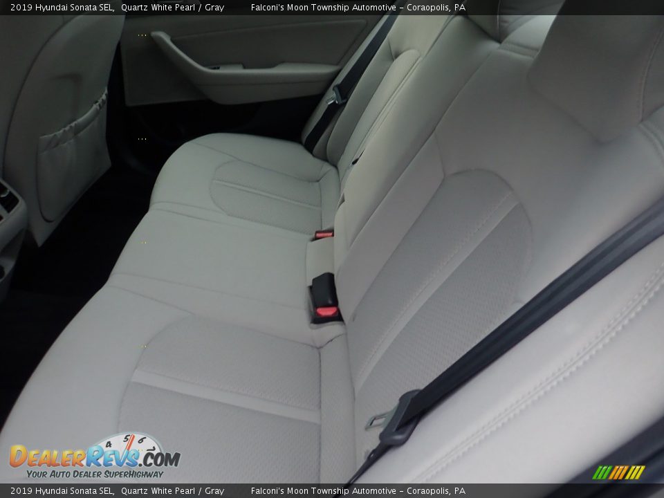 2019 Hyundai Sonata SEL Quartz White Pearl / Gray Photo #18