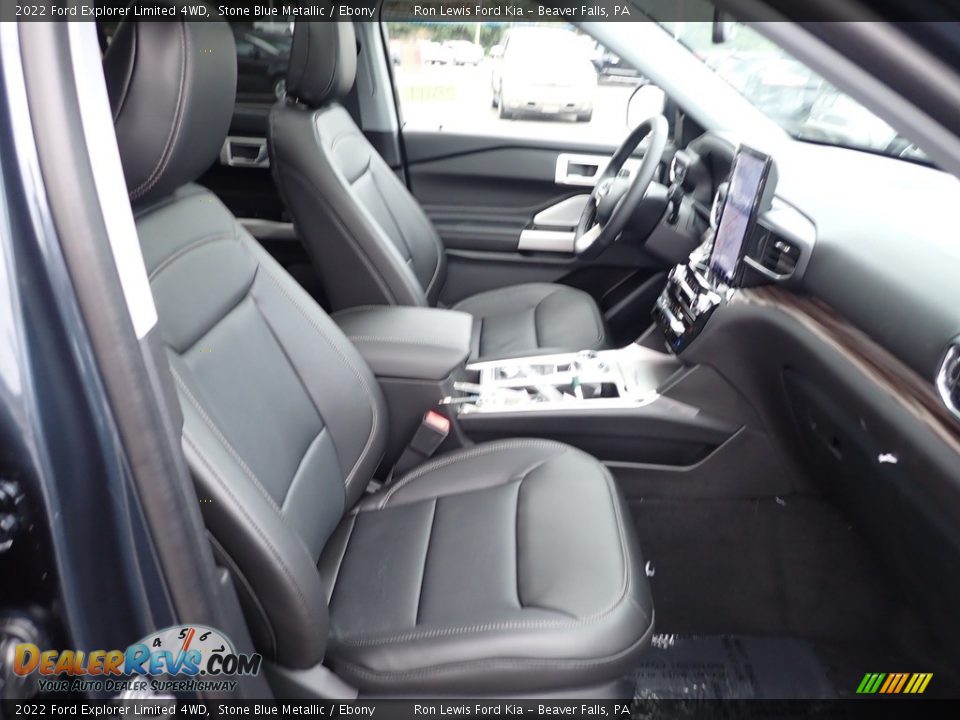 Front Seat of 2022 Ford Explorer Limited 4WD Photo #12
