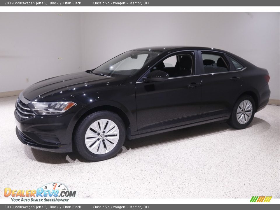 2019 Volkswagen Jetta S Black / Titan Black Photo #3