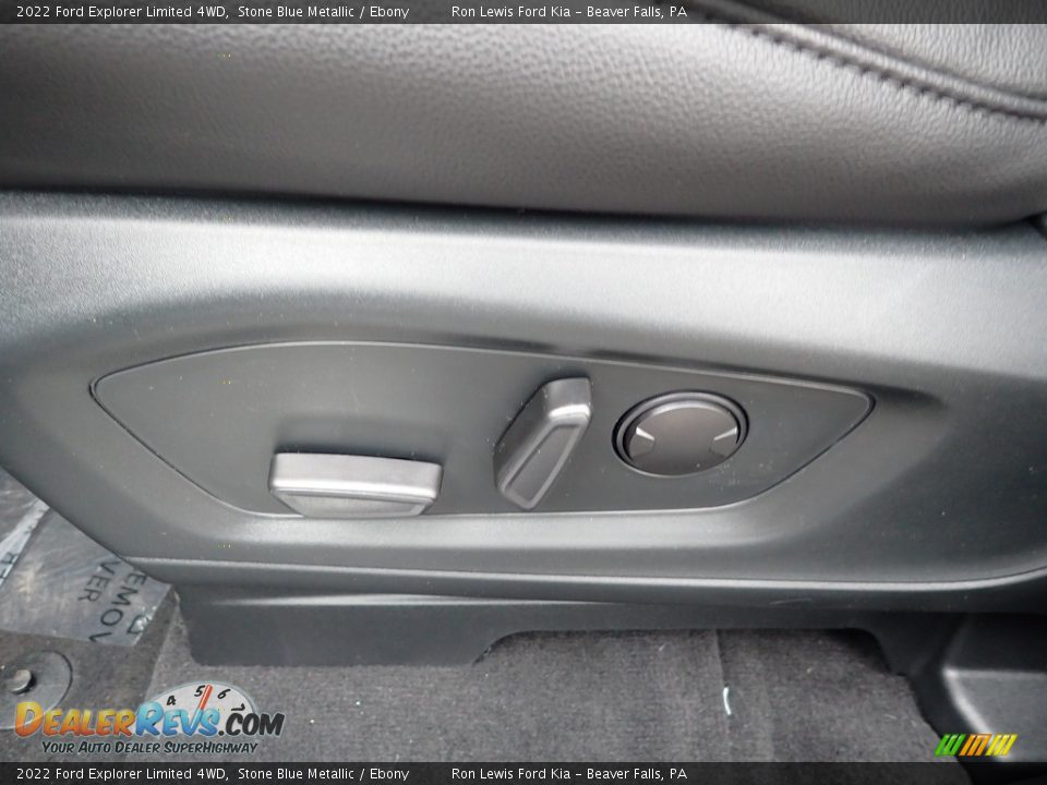 2022 Ford Explorer Limited 4WD Stone Blue Metallic / Ebony Photo #15
