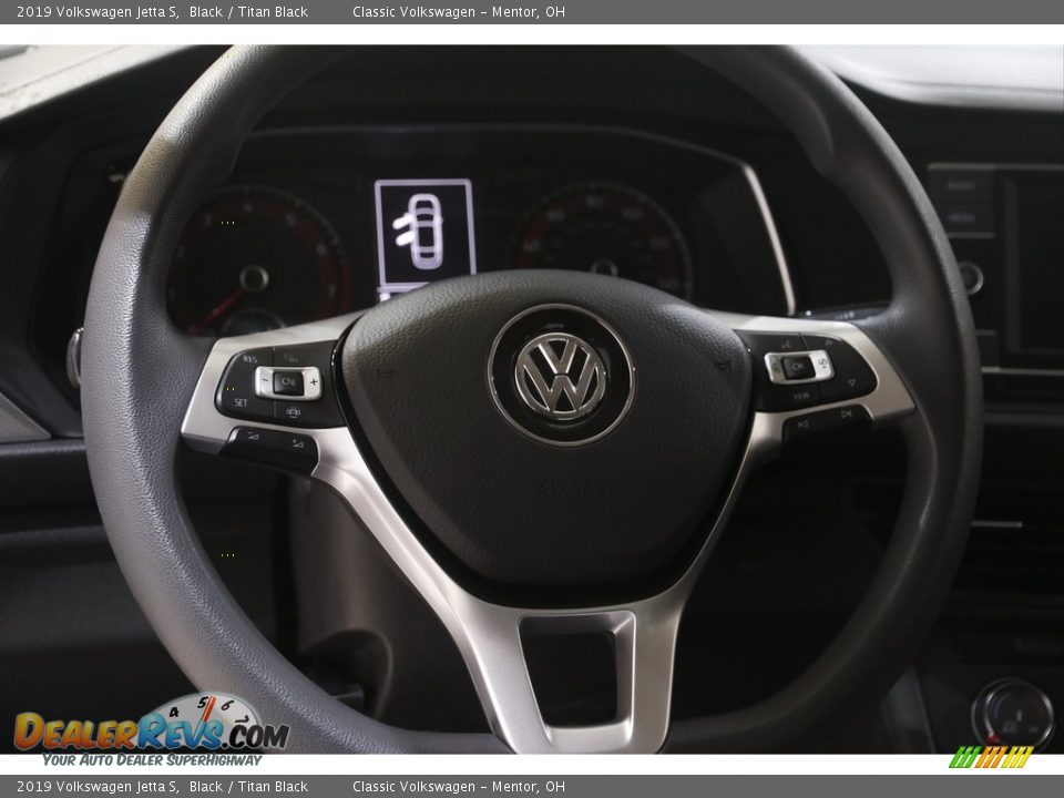 2019 Volkswagen Jetta S Black / Titan Black Photo #7