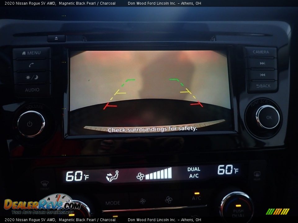 2020 Nissan Rogue SV AWD Magnetic Black Pearl / Charcoal Photo #3