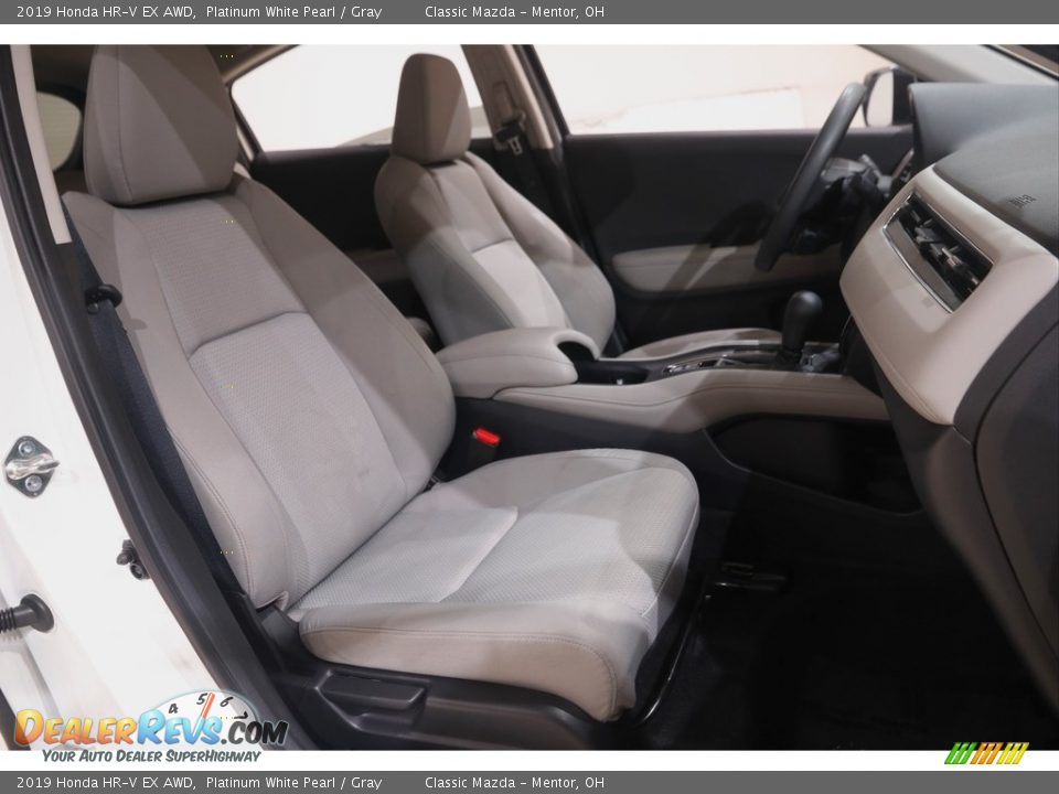 2019 Honda HR-V EX AWD Platinum White Pearl / Gray Photo #14