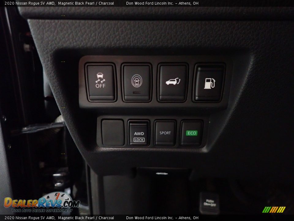 2020 Nissan Rogue SV AWD Magnetic Black Pearl / Charcoal Photo #33