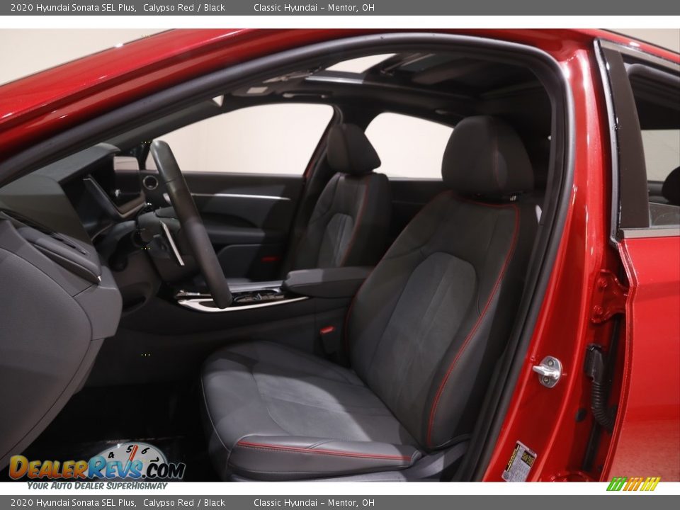 2020 Hyundai Sonata SEL Plus Calypso Red / Black Photo #5