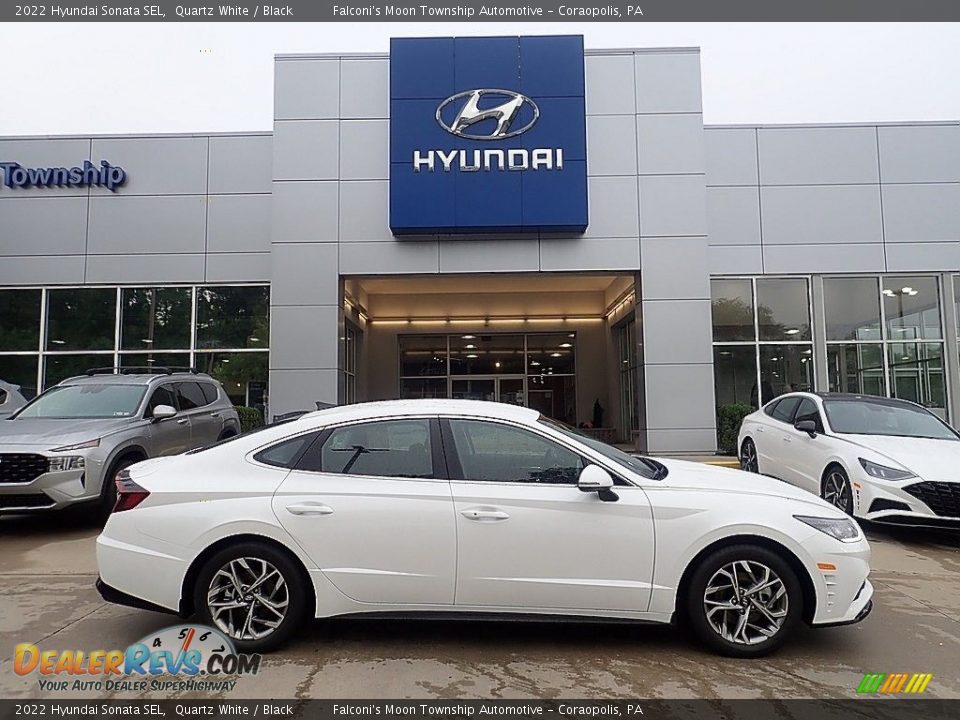 2022 Hyundai Sonata SEL Quartz White / Black Photo #1