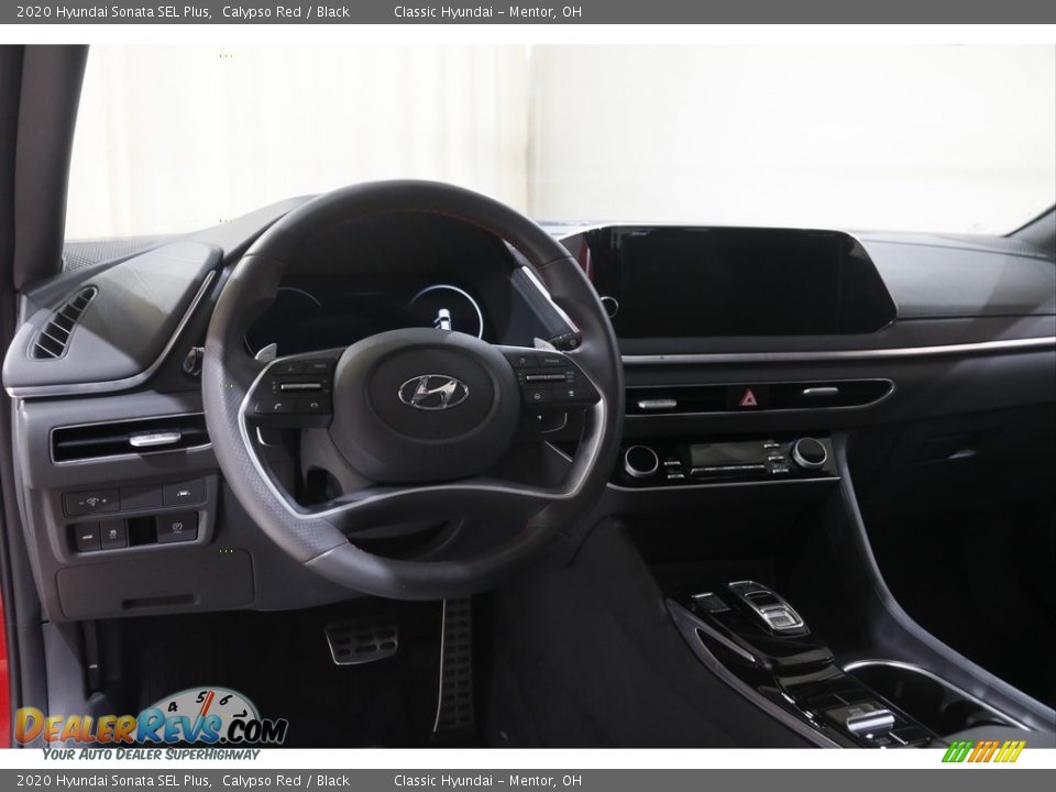 2020 Hyundai Sonata SEL Plus Calypso Red / Black Photo #6