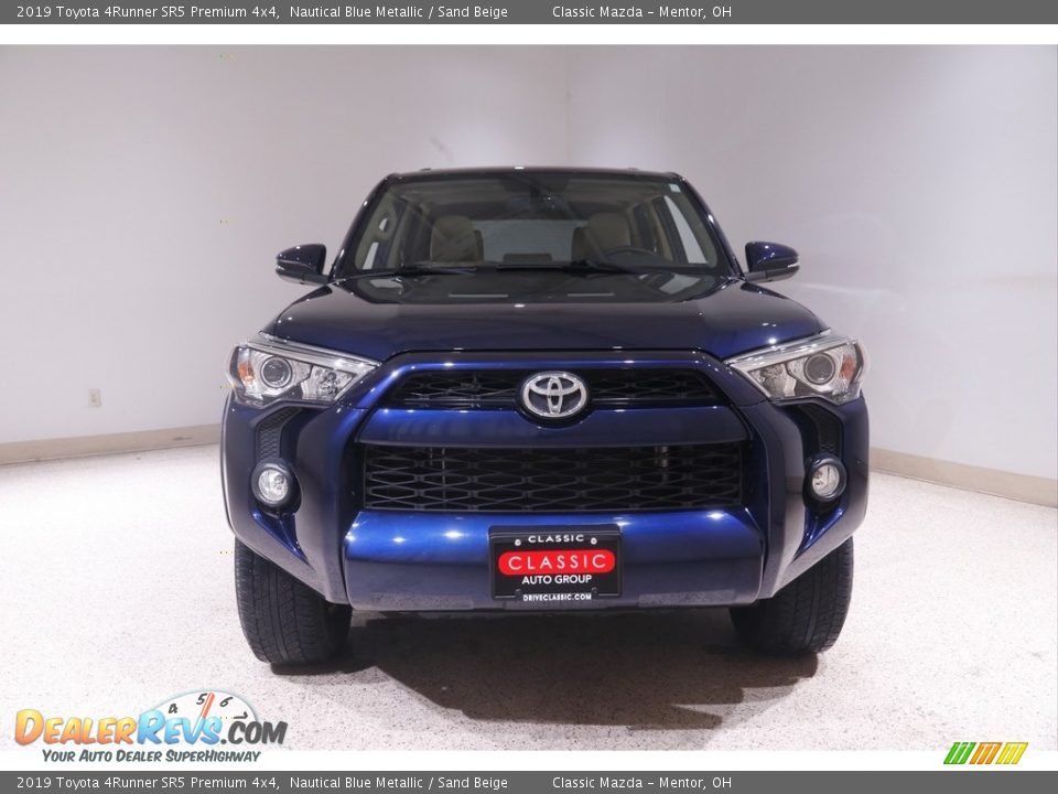 2019 Toyota 4Runner SR5 Premium 4x4 Nautical Blue Metallic / Sand Beige Photo #2