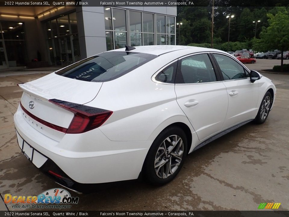 2022 Hyundai Sonata SEL Quartz White / Black Photo #2