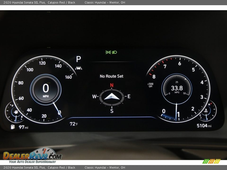 2020 Hyundai Sonata SEL Plus Calypso Red / Black Photo #8