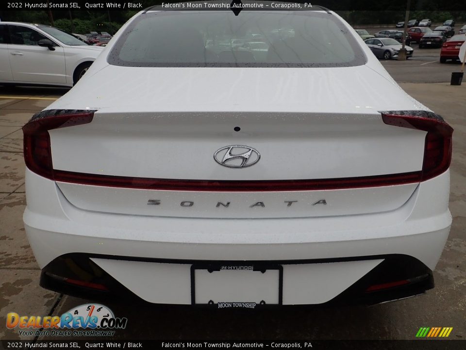 2022 Hyundai Sonata SEL Quartz White / Black Photo #3