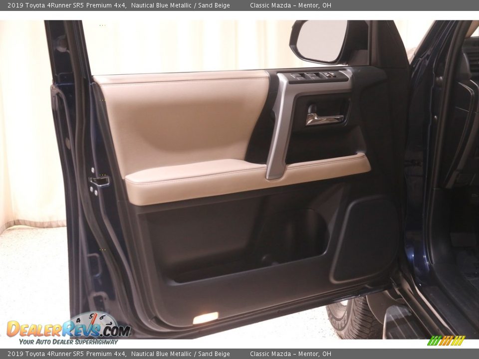 2019 Toyota 4Runner SR5 Premium 4x4 Nautical Blue Metallic / Sand Beige Photo #4