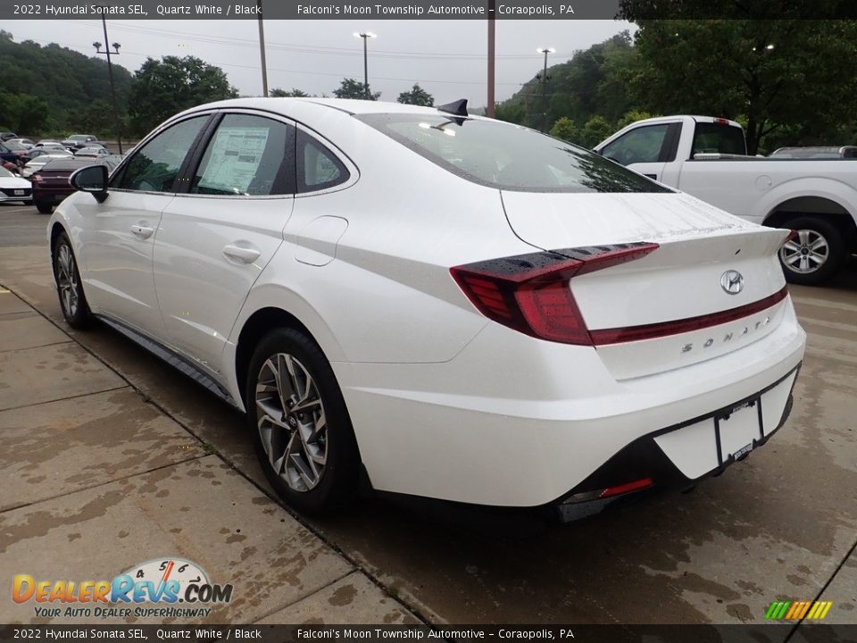 2022 Hyundai Sonata SEL Quartz White / Black Photo #4