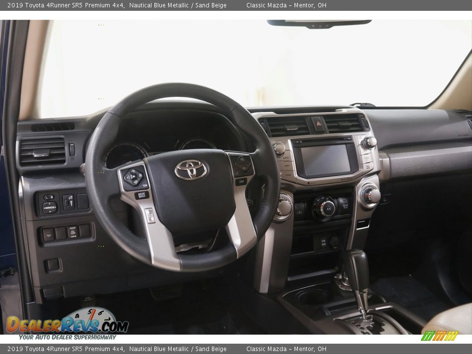 2019 Toyota 4Runner SR5 Premium 4x4 Nautical Blue Metallic / Sand Beige Photo #6