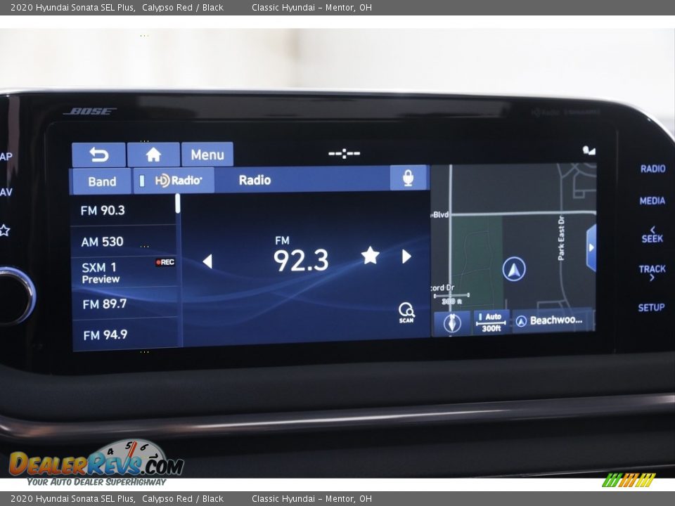 2020 Hyundai Sonata SEL Plus Calypso Red / Black Photo #11