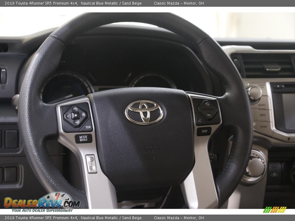 2019 Toyota 4Runner SR5 Premium 4x4 Nautical Blue Metallic / Sand Beige Photo #7