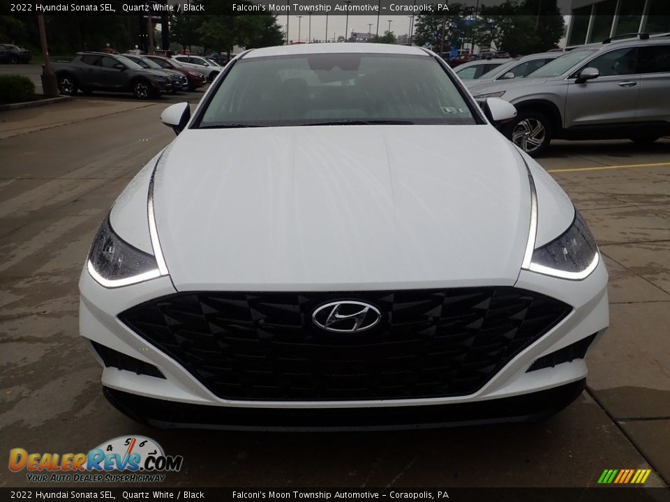 2022 Hyundai Sonata SEL Quartz White / Black Photo #6