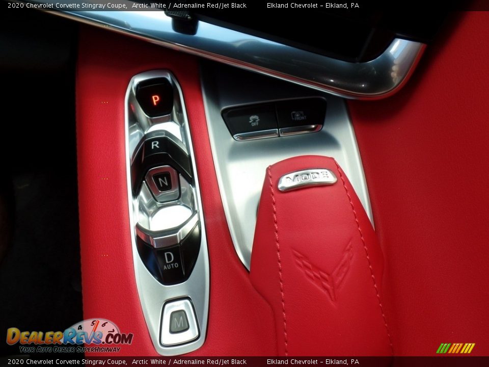 2020 Chevrolet Corvette Stingray Coupe Arctic White / Adrenaline Red/Jet Black Photo #36