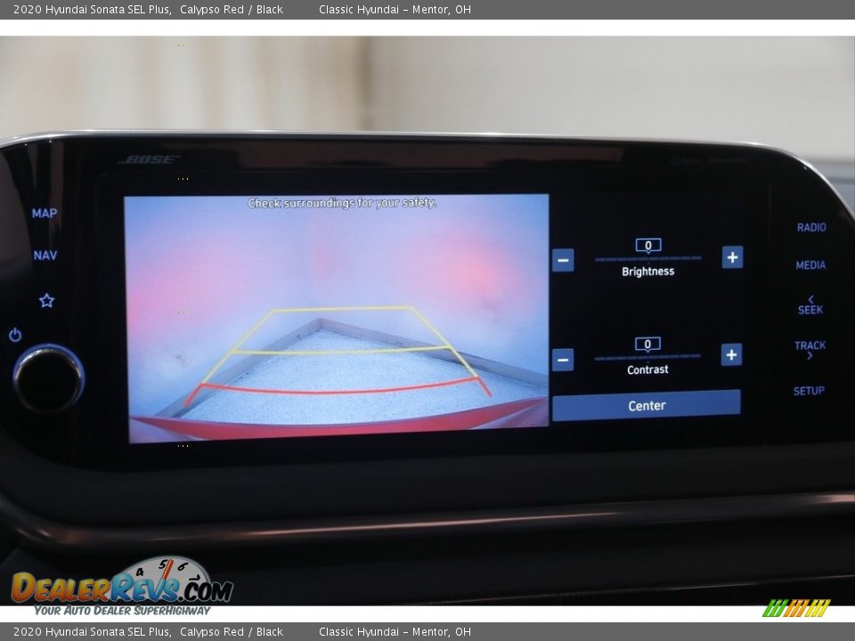 2020 Hyundai Sonata SEL Plus Calypso Red / Black Photo #14