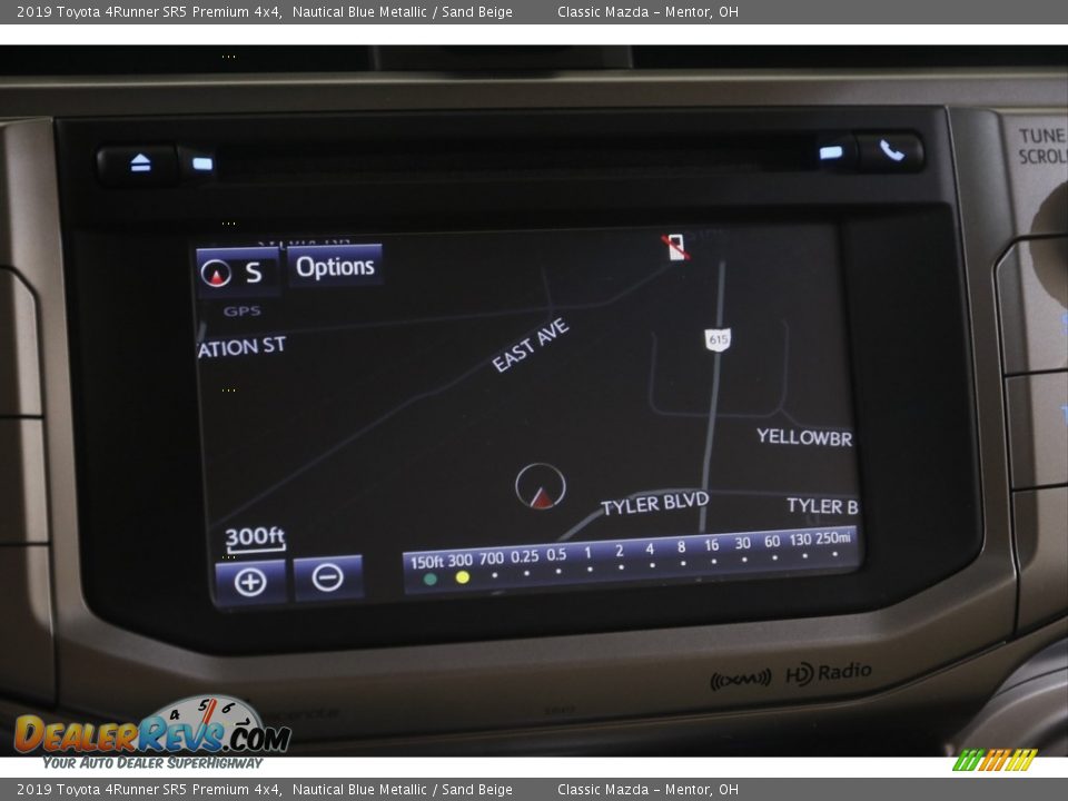 2019 Toyota 4Runner SR5 Premium 4x4 Nautical Blue Metallic / Sand Beige Photo #11