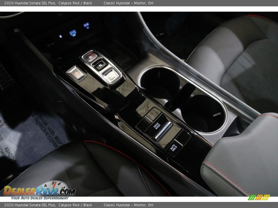 2020 Hyundai Sonata SEL Plus Calypso Red / Black Photo #16