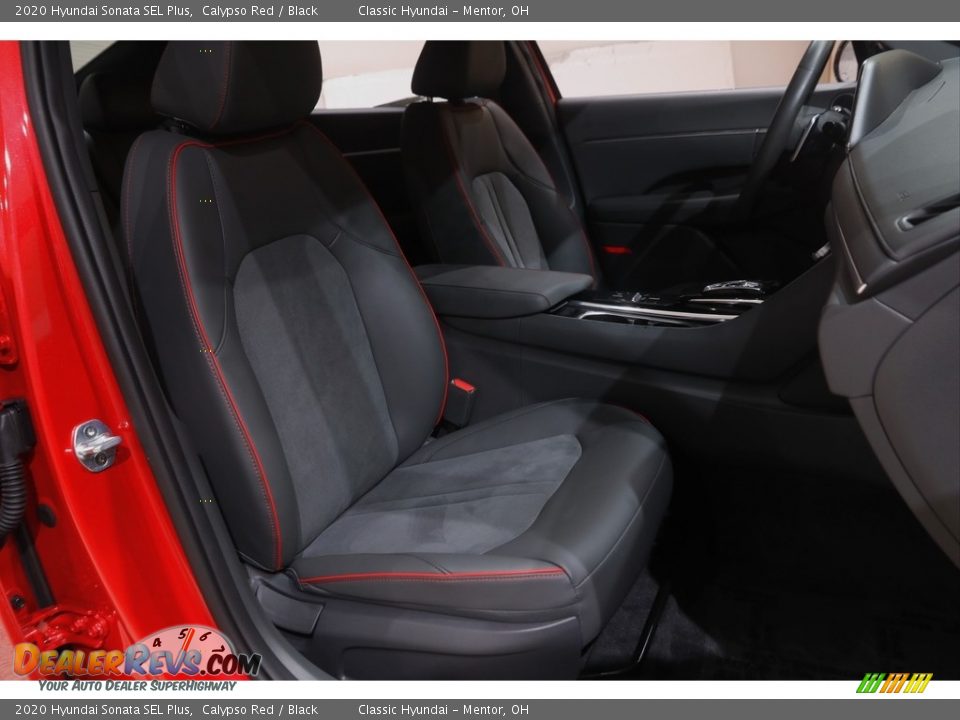 2020 Hyundai Sonata SEL Plus Calypso Red / Black Photo #17