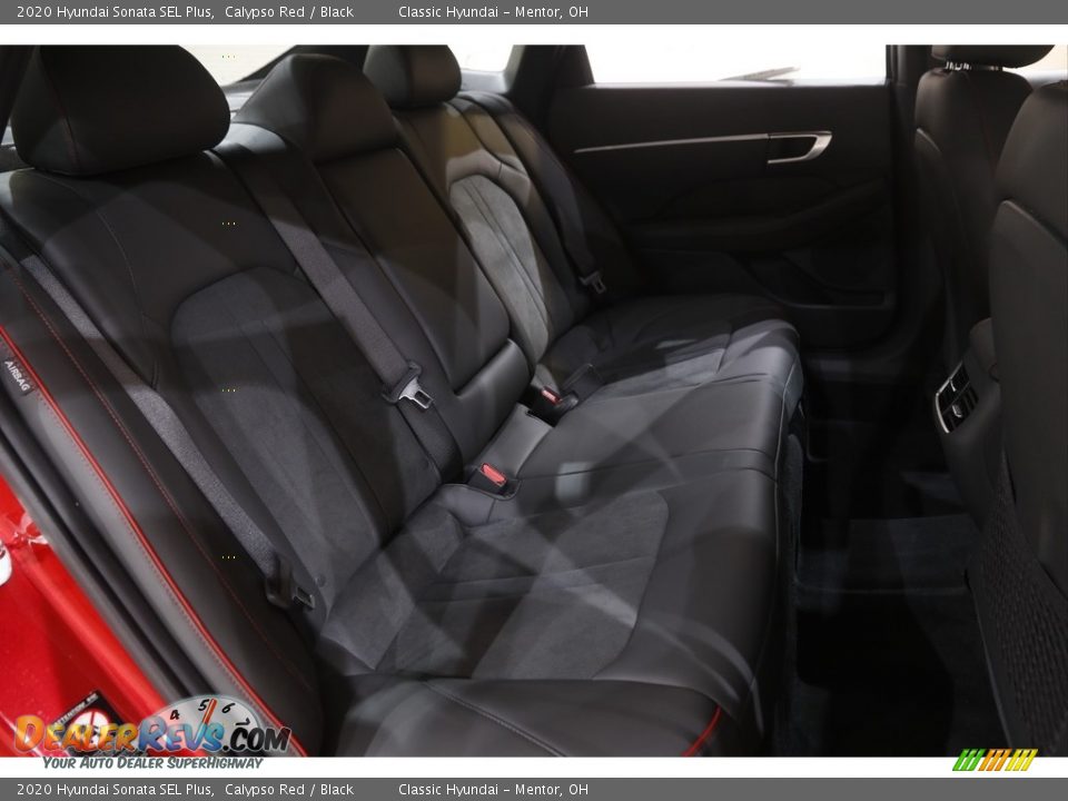 2020 Hyundai Sonata SEL Plus Calypso Red / Black Photo #18