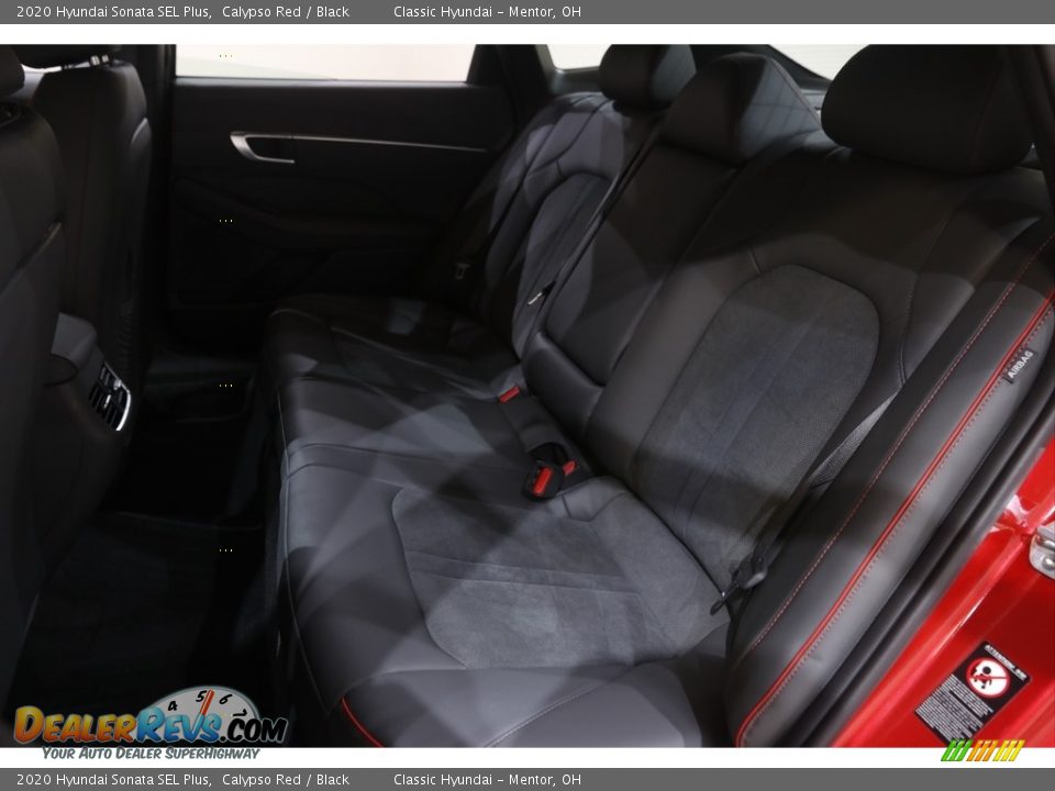 2020 Hyundai Sonata SEL Plus Calypso Red / Black Photo #19