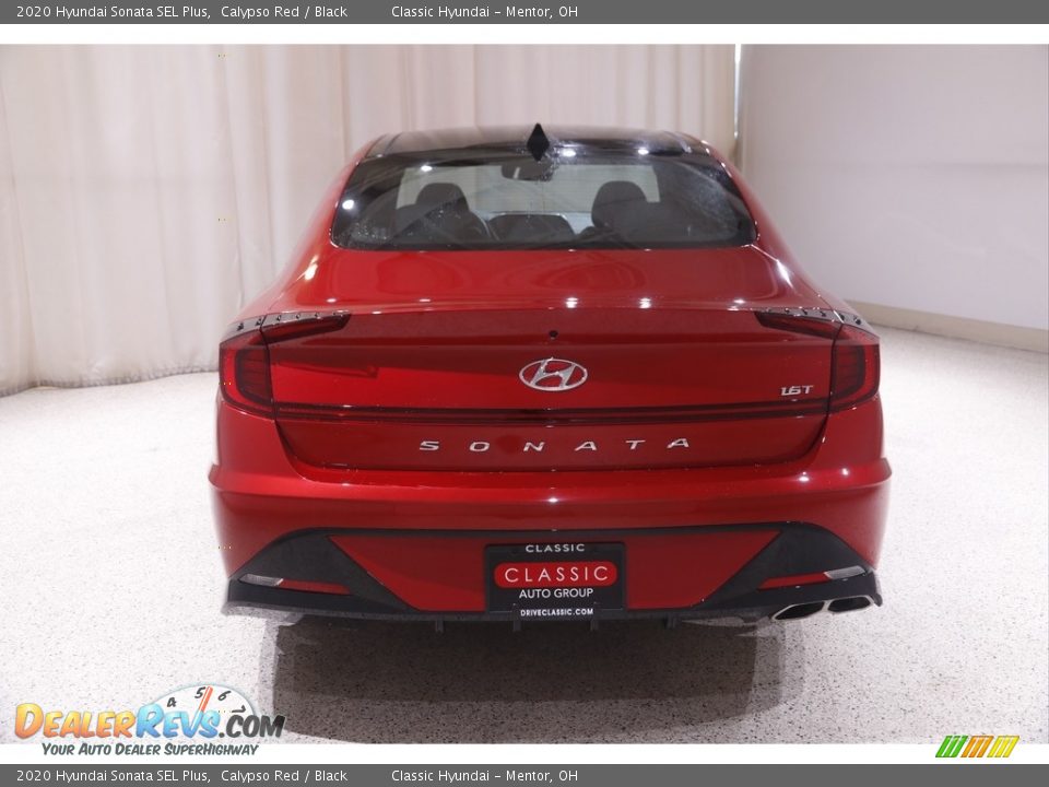 2020 Hyundai Sonata SEL Plus Calypso Red / Black Photo #20