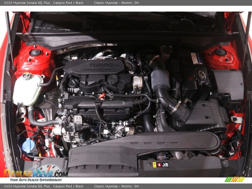 2020 Hyundai Sonata SEL Plus Calypso Red / Black Photo #21