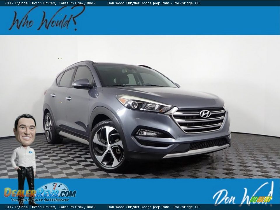 2017 Hyundai Tucson Limited Coliseum Gray / Black Photo #1