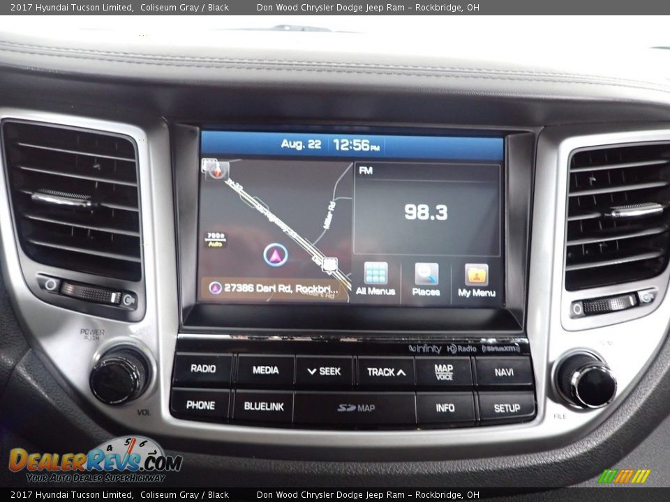 2017 Hyundai Tucson Limited Coliseum Gray / Black Photo #2