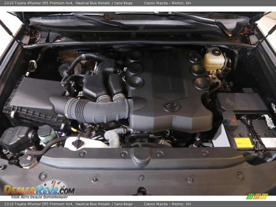 2019 Toyota 4Runner SR5 Premium 4x4 Nautical Blue Metallic / Sand Beige Photo #20