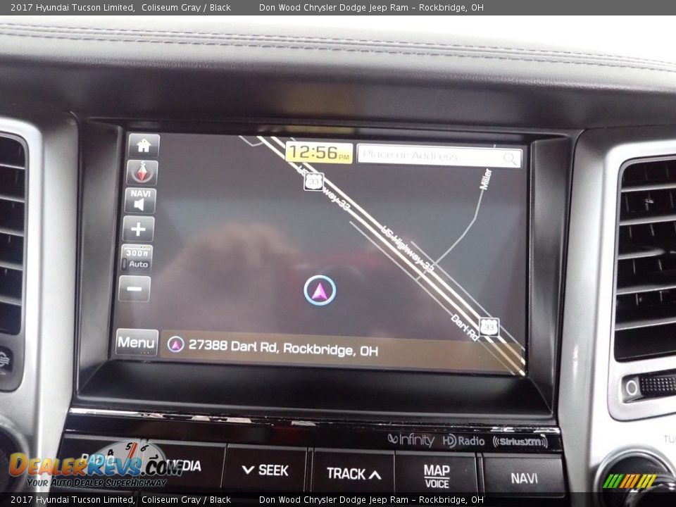 2017 Hyundai Tucson Limited Coliseum Gray / Black Photo #3