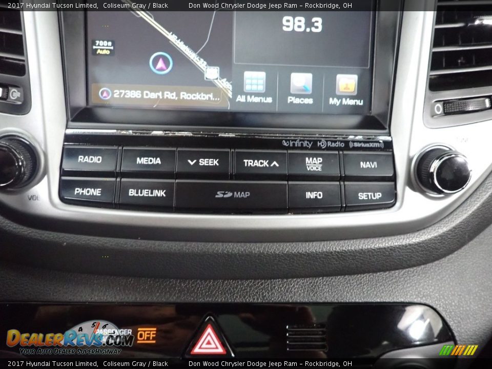 2017 Hyundai Tucson Limited Coliseum Gray / Black Photo #4