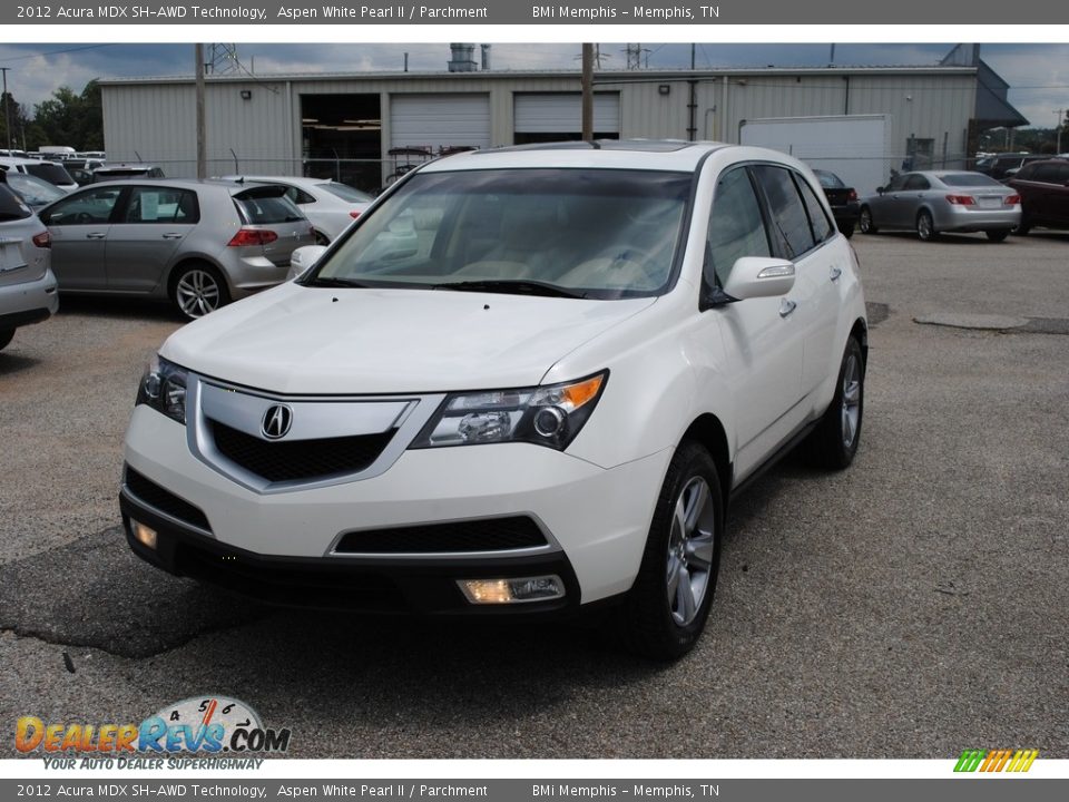 2012 Acura MDX SH-AWD Technology Aspen White Pearl II / Parchment Photo #1