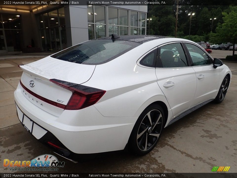 2022 Hyundai Sonata SEL Plus Quartz White / Black Photo #2