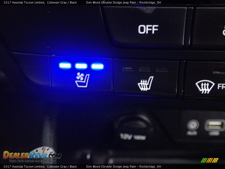 2017 Hyundai Tucson Limited Coliseum Gray / Black Photo #7