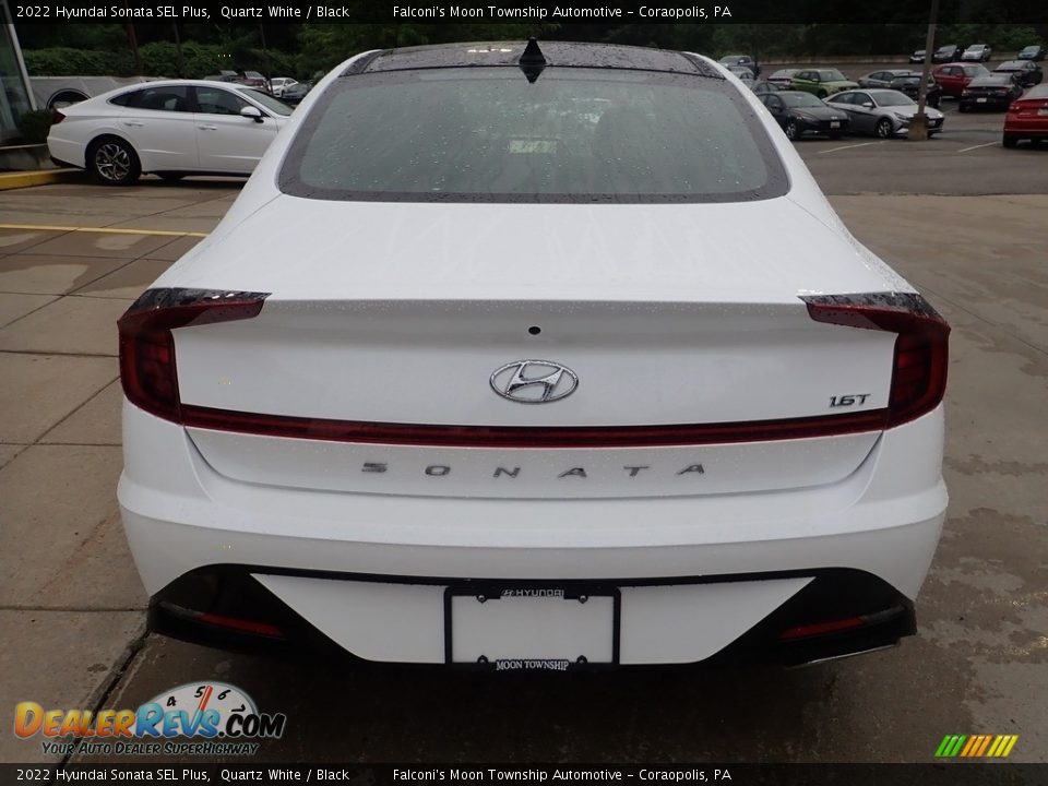 2022 Hyundai Sonata SEL Plus Quartz White / Black Photo #3