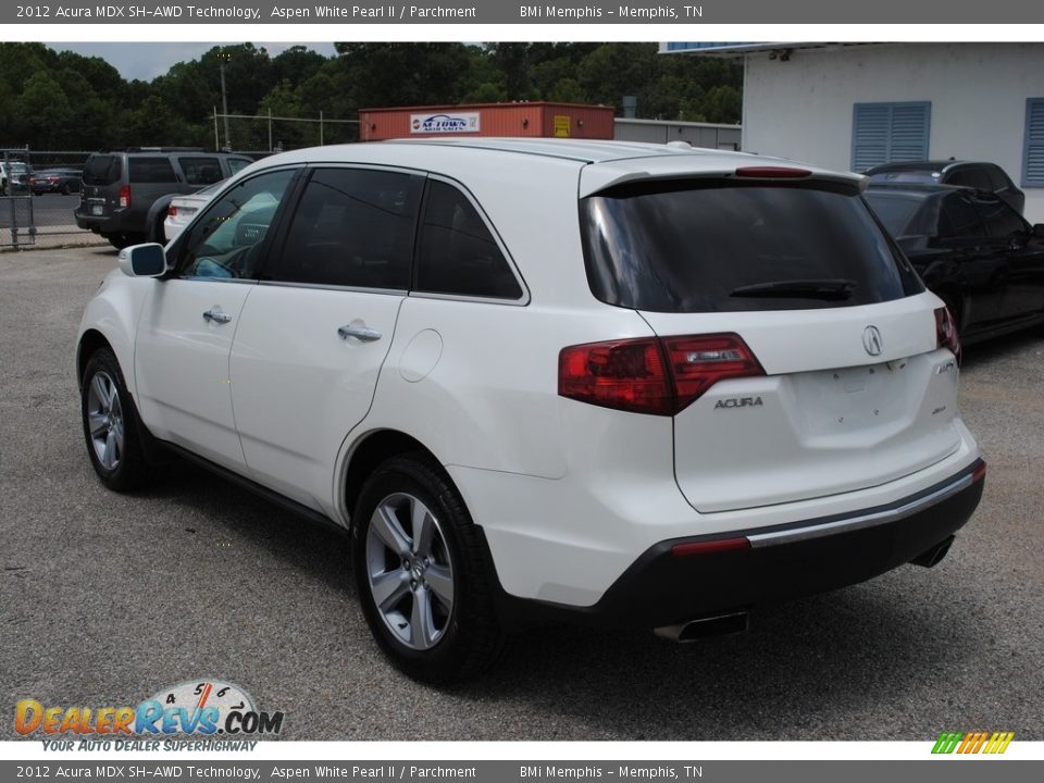 2012 Acura MDX SH-AWD Technology Aspen White Pearl II / Parchment Photo #3