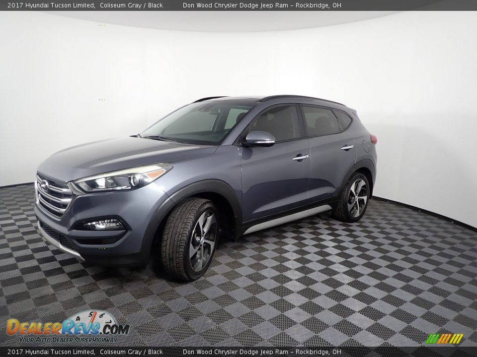 2017 Hyundai Tucson Limited Coliseum Gray / Black Photo #9